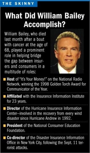 William Bailey Dead At 68 | PropertyCasualty360